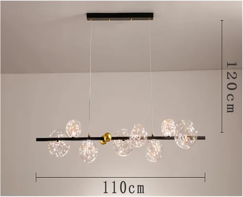 Vista 2 de Modern Dining Room lamparas decoracion hogar moderno Smart Pendant Lights Decoration Salon Chandeliers for Dining Room,Dining Light Fixtures Cold