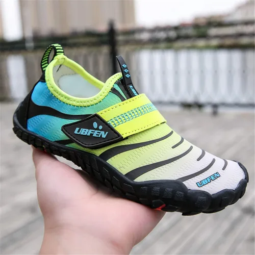 Vista 7 de UBFEN - Zapatos para el agua para niños y niñas, zapatos acuáticos y livianos de secado rápido para ir a la playa, practicar deportes, hacer