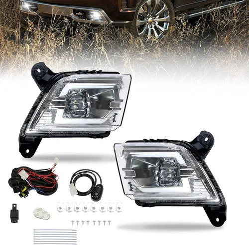 Vista 19 de Luces antiniebla de conducción compatibles con lámparas de parachoques delantero Honda CRV 2007 2008 2009 con bombillas halógenas H11 de 12 V 55 W