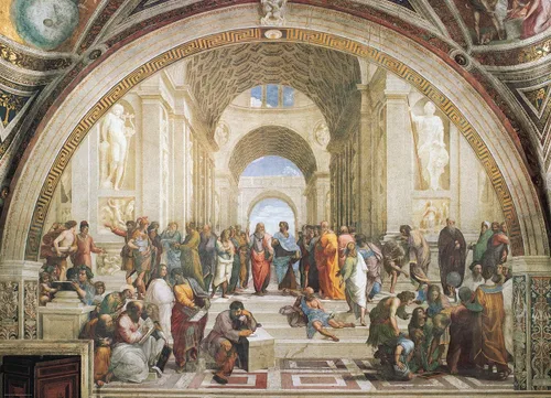 Vista 2 de EuroGraphics School of Athens by Raphael - Rompecabezas de 1000 piezas