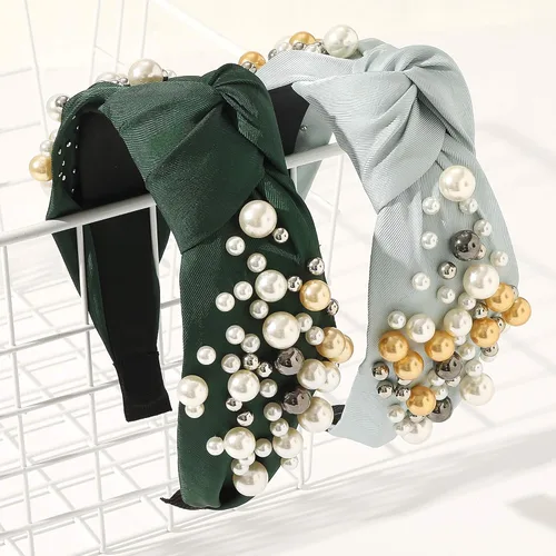 Vista 9 de Ivyu Diademas para la cabeza para mujer, 6 diademas para mujer, de moda, acolchadas para el cabello, accesorios para el cabello para niñas Mixto
