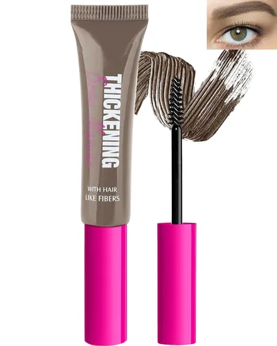Vista 13 de Kit de gel de cejas teñido impermeable, gel de rímel de cejas engrosante y pegamento de cejas de ajuste transparente, crema de cejas de relleno