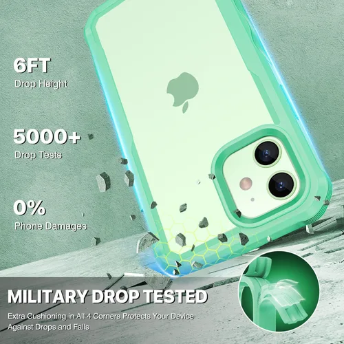 Vista 111 de CENHUFO Funda de privacidad para iPhone 11 Pro, funda de cuerpo completo con protector de pantalla de privacidad de vidrio templado 9H integrado