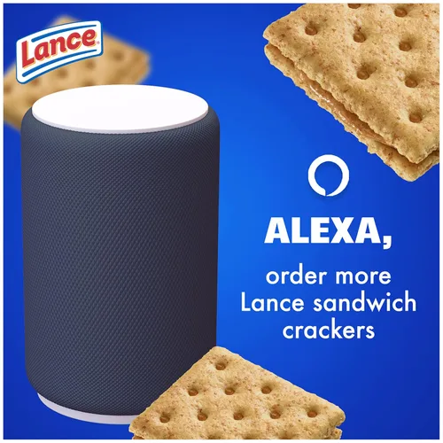 Vista 4 de Lance Galletas tipo sándwich, hechas con galletas integrales, mantequilla de maní, 8 paquetes individuales (paquete de 14)