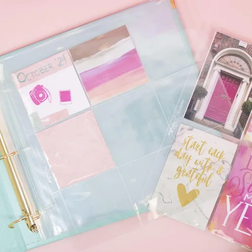 Vista 2 de Craftelier - Paquete de fundas protectoras transparentes para álbumes de fotos personalizados Incluye 10 fundas de 12" x 12" (30,5 x 30,5 cm)