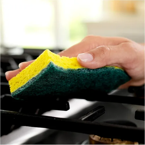 Vista 11 de Scotch-Brite - Esponja resistente para restregar, 12 esponjas de cocina, diseñada para desastres difíciles en la cocina, dura 3 veces más*, mejor