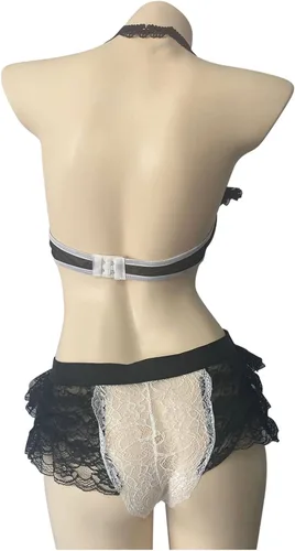 Vista 9 de Lencería sexy para mujer traviesa para jugar sexual lencería de conejo babydoll de encaje babydoll kawaii exótico cosplay pijama cachonda