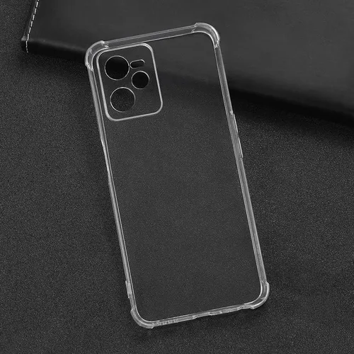 Vista 2 de USTIYA Funda para Realme C35 Clear TPU Cuatro Esquinas Cubierta Protectora Transparente Suave Funda