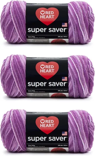 Vista 130 de Red Heart Hilo Super Saver, paquete de 3, camuflaje, 3