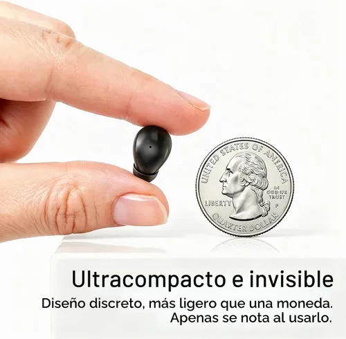 Vista 2 de Audífonos invisibles para dormir, los auriculares más pequeños para dormir de lado, cómodos para dormir de lado, de perfil bajo, micro pequeños