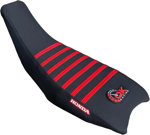 Vista 3 de Funda para Asiento - Compatible con Honda 2004-2018 TRX450 TRX 450R TRX 450 R TRX 450ER TRX 450 ER Quad (Negro/Rojo)