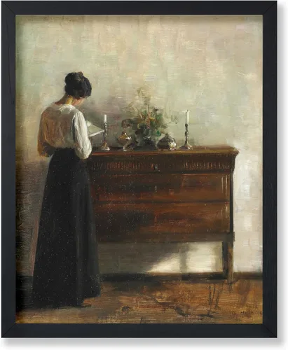 Vista 29 de Poster Master Póster vintage de la costurera, impresión retro de modista, bellas artes, arte impresionista, regalo para hombres y mujeres, gran