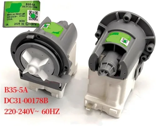Vista 3 de Washing Machine Drainage Pump Drainage Motor ，Compatible For Samsung，B35-5A DC31-00178B 60HZ 220V