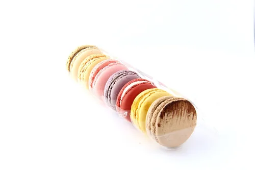 Vista 14 de PacknWood 210MACINS3 - Macaron de plástico transparente, cajas transparentes de macarrón, caja de almacenamiento de macarrones, caja de macarrón