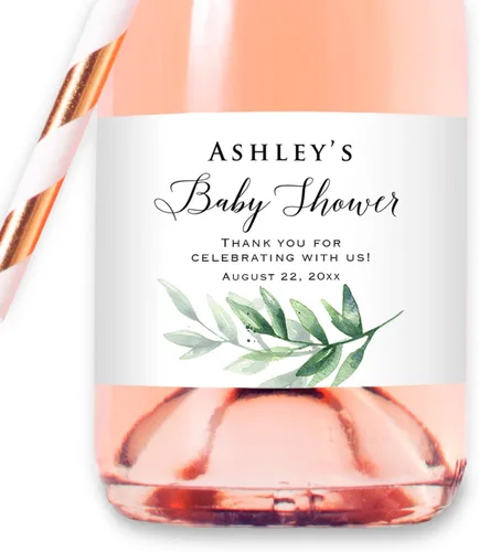 Vista 8 de Un brindis por el amor – Mini etiqueta personalizada para botella de champán, mini calcomanía impermeable personalizada para botella de vino