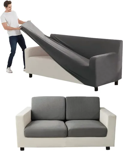 Vista 23 de Funda para Sofá de Terciopelo, Fundas Elásticas para Sofá para Funda Principal Separada/Respaldos y Cojines de Asiento, Funda para Sofá, para Fundas