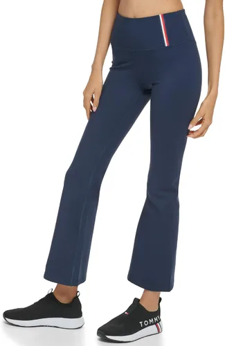 Vista 2 de Tommy Hilfiger Legging de compresión para mujer con rayas globales reflectantes