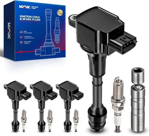 Vista 100 de Bobina de encendido KAX UF434 1 paquete Compatible con Impala, Equinox, G6, Malibu, Silverado 1500, Uplander, Torrent, Lucerne, Express 1500, Sierra