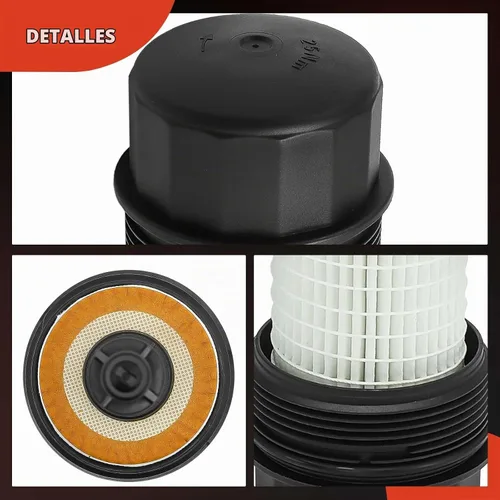 Vista 7 de A-Premium Conjunto de tapa de carcasa de filtro de aceite con filtro