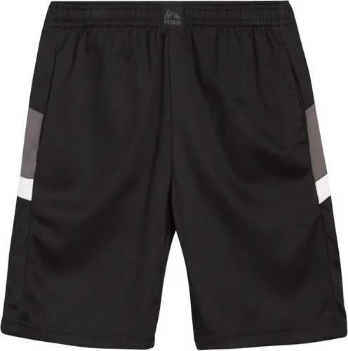Vista 5 de RBX Pantalones cortos deportivos para niños, paquete de 2 pantalones cortos de malla para baloncesto y gimnasio (4-16)
