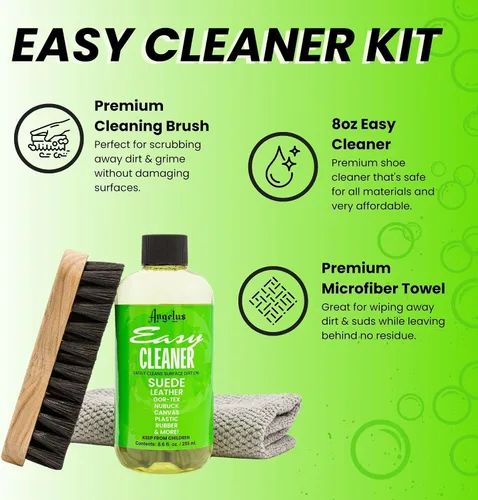 Vista 7 de Angelus Easy Cleaner, Premium Shoe Cleaner, Safe For Sneakers, Leather, Suede, Canvas, and More – Foaming Cleaning Liquid