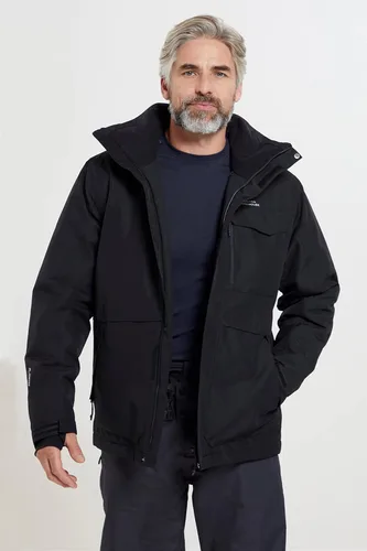 Vista 9 de Mountain Warehouse Comet II - Chaqueta de esquí para hombre, impermeable, transpirable