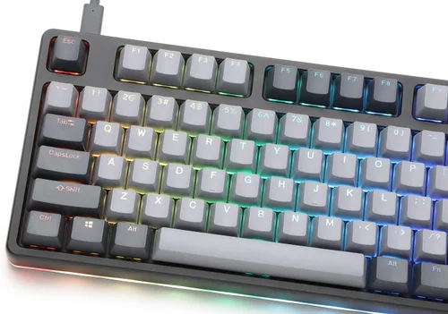 Vista 4 de DROP CTRL Teclado mecánico de alto perfil teclado para juegos Tenkeyless TKL (87 teclas), interruptores de intercambio en caliente, programable, LED