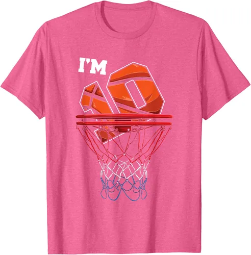 Vista 31 de Camiseta de regalo de cumpleaños con red de baloncesto de 10 años, Negro