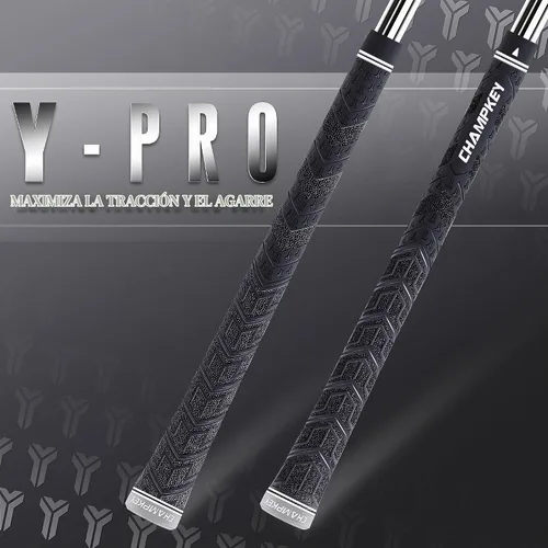 Vista 2 de CHAMPKEY Y-PRO Performance Rubber Golf Grips 13 Pack with All Repair Kits - All Weather Control Golf Club Grips - Excellent Traction and Control