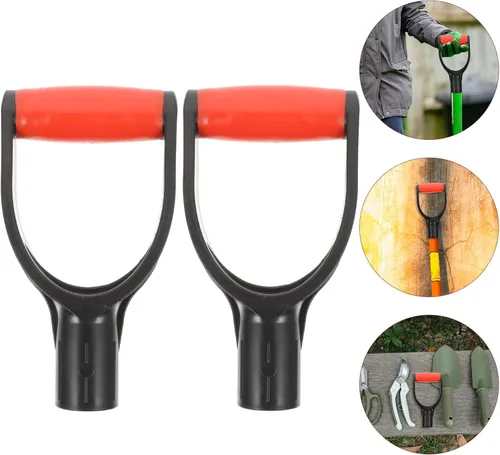 Vista 2 de GANAZONO Mango de repuesto 2pcs mango de agarre portátil para excavar herramientas de rastrillo