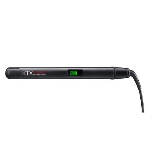 Vista 2 de IZUTECH KTX Slim450 Titanium - Plancha plana profesional de 1 pulgada con calor ajustable a 450 grados de doble voltaje apagado automático