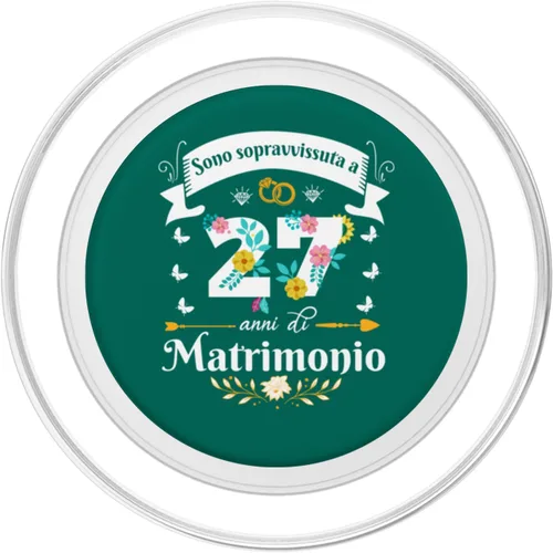 Vista 2 de Sono Sopravvissuta 27 Anni di Matrimonio Per Donna Moglie PopSockets MagSafe PopGrip for iPhone