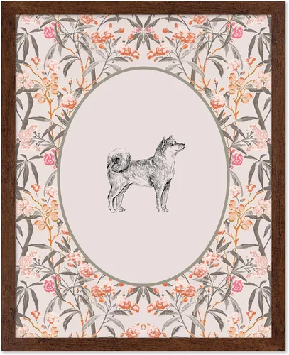 Vista 22 de Poster Master Póster Vintage de Cocker Spaniel Inglés - Impronta Retro de Perro - Arte Floral - Arte de Cachorros - Arte para Amantes de Animales