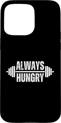 Vista 27 de iPhone 11 Pro Max Funny Body builder Always Hungry Gym Lover Workout Joke Case