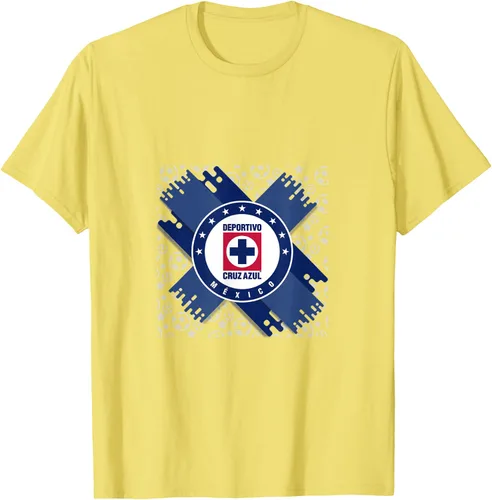 Vista 25 de Camiseta con logotipo de CAZ, Azul / Patchwork, S