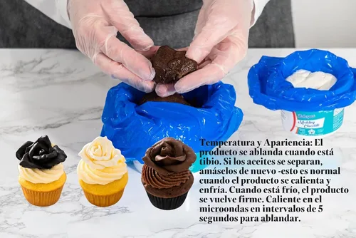 Vista 2 de Bakerpan Black Modeling Chocolate - 1 libra, esculpir pasteles Toppers Negro