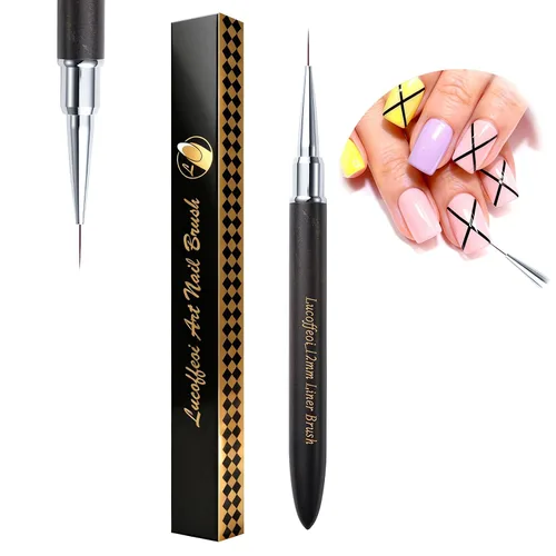 Vista 6 de Builder Gel Brush - Cabeza plana ancha para una aplicación suave Grande Redondo