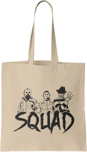 Vista 7 de Camp Crystal Lake Scenery - Bolsa reutilizable para comestibles con máscara Jason (negro)