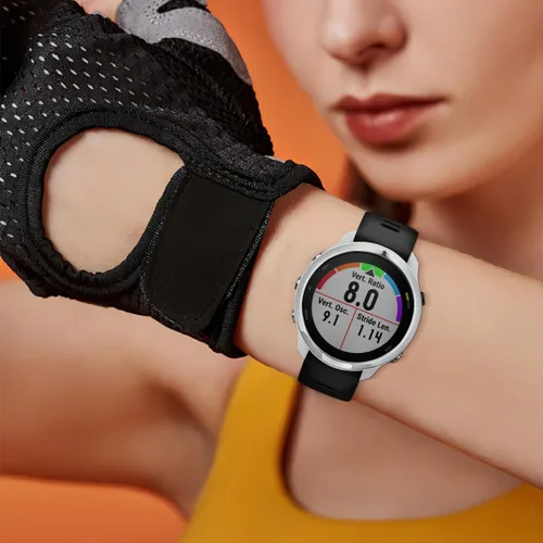 Vista 8 de Hemobllo Carcasa protectora galvanizada para reloj Forerunner 245 Music Smartwatch Flexible TPU Shell con recortes precisos resistente a