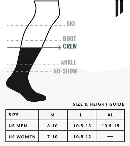 Vista 2 de HOLLOW Alpaca Crew Socks for Men and Women, Running, Hiking, Outdoors, Designed for Comfort and Performance