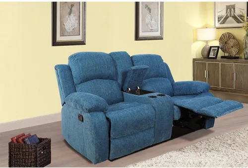Vista 19 de Juego de muebles de cuero sintético para sala de estar, juego de sofá reclinable, sofá de dos plazas, juegos de muebles para sala de estar, sofá