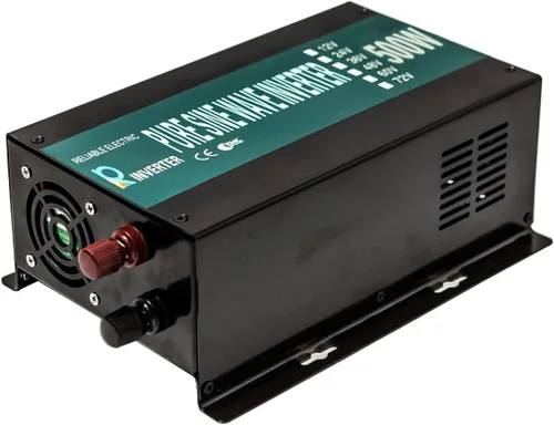 Vista 7 de WZRELB Onda sinusoidal pura de potencia completa 12V a 120V DC a CA inversor de corriente (RBP500S)