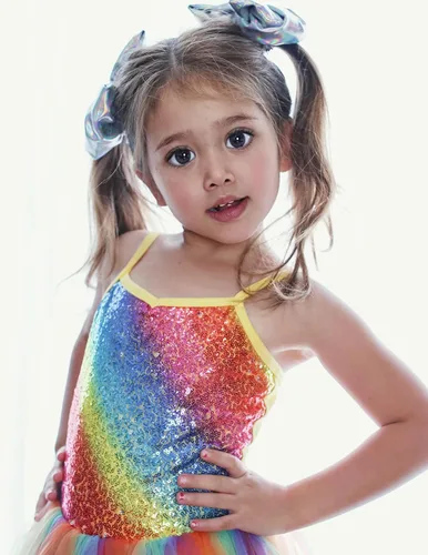 Vista 5 de Zaclotre Leotardo de lentejuelas para niñas pequeñas, leotardos de ballet con correa brillante, vestido tutú, traje de bailarina, disfraz de baile