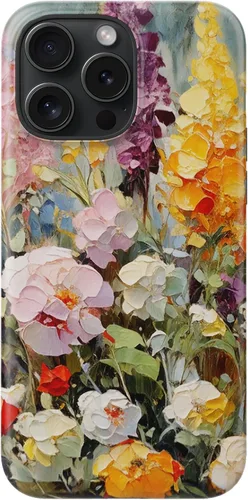 Vista 75 de LUMARKE Funda para iPhone 14/iPhone 13, lindo Y2K floral, carga inalámbrica Mosaico Tortuga Shell