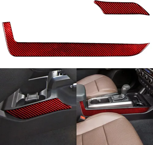 Vista 29 de NVCNX Real Premium Fibra de carbono compatible con Toyota Tacoma 2016-2017 Accesorios Car Dash Bed Interruptor de luz Panel Panel Cubierta