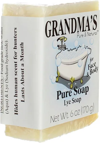 Vista 3 de Grandma's Lye Face & Body Soap - 6 onzas, paquete de 3