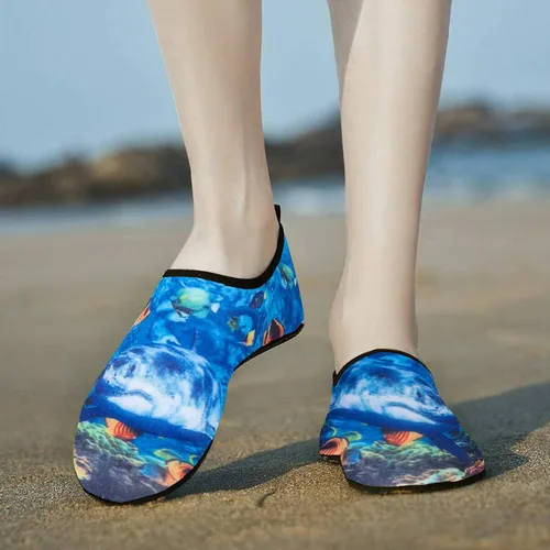 Vista 6 de Zapatos de agua para mujeres y hombres zapatos de playa calcetines de agua zapatos de piscina zapatos de secado rápido zapatos de deportes acuáticos