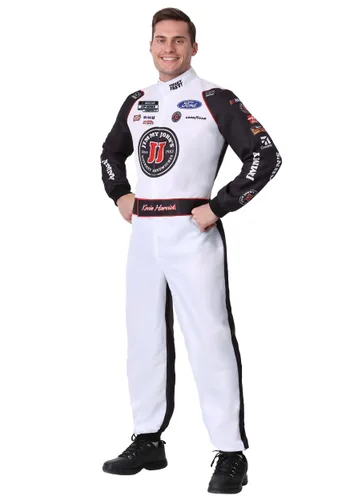 Vista 2 de Disfraz uniforme de Jimmy John #4 Kevin Harvick(R) adulto Multicolor