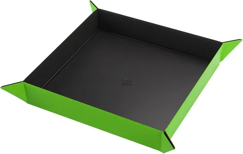 Vista 4 de Bandeja de dados magnética cuadrada negro/verde