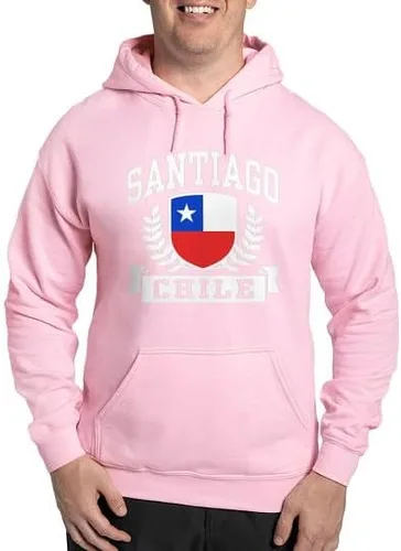 Vista 6 de CafePress Santiago Chile Hoodie (Dark) Men's Hooded Sweatshirt Black